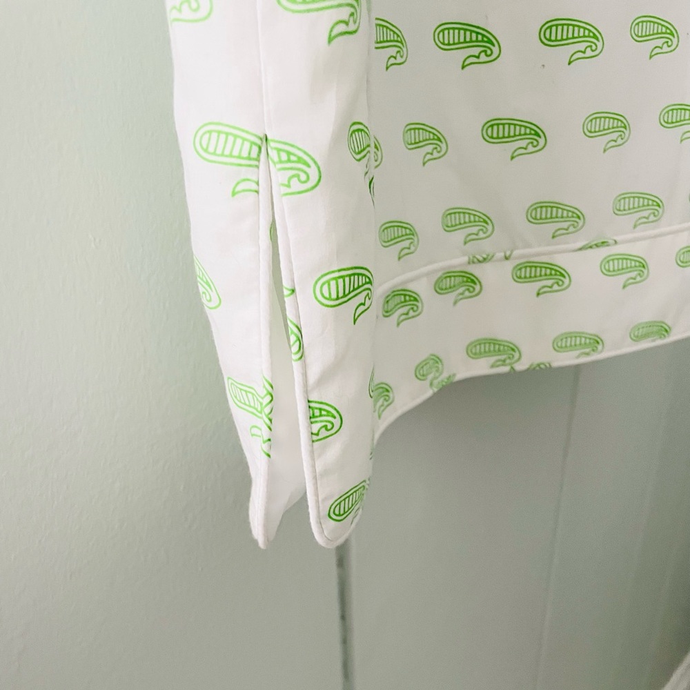 NWT Elizabeth McKay Lola Dress Whales / Green and White / Size 6 - Picture 3 of 11